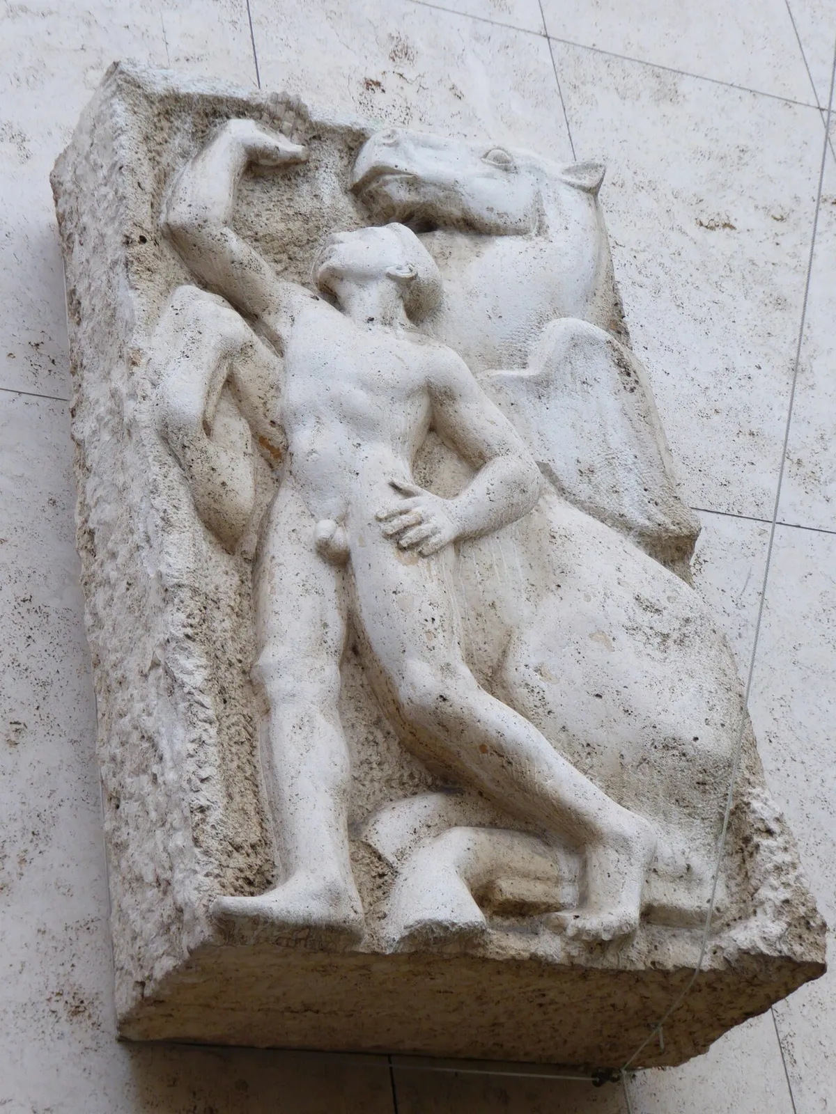 Jüngling mit Pegasus