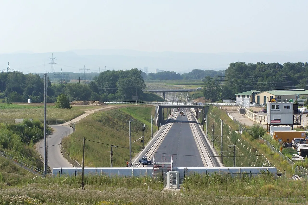 Aussichtspunkt auf das Südportal Katzenbergtunnel