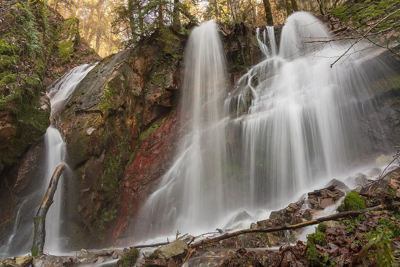 großer Wannenbach-Wasserfall