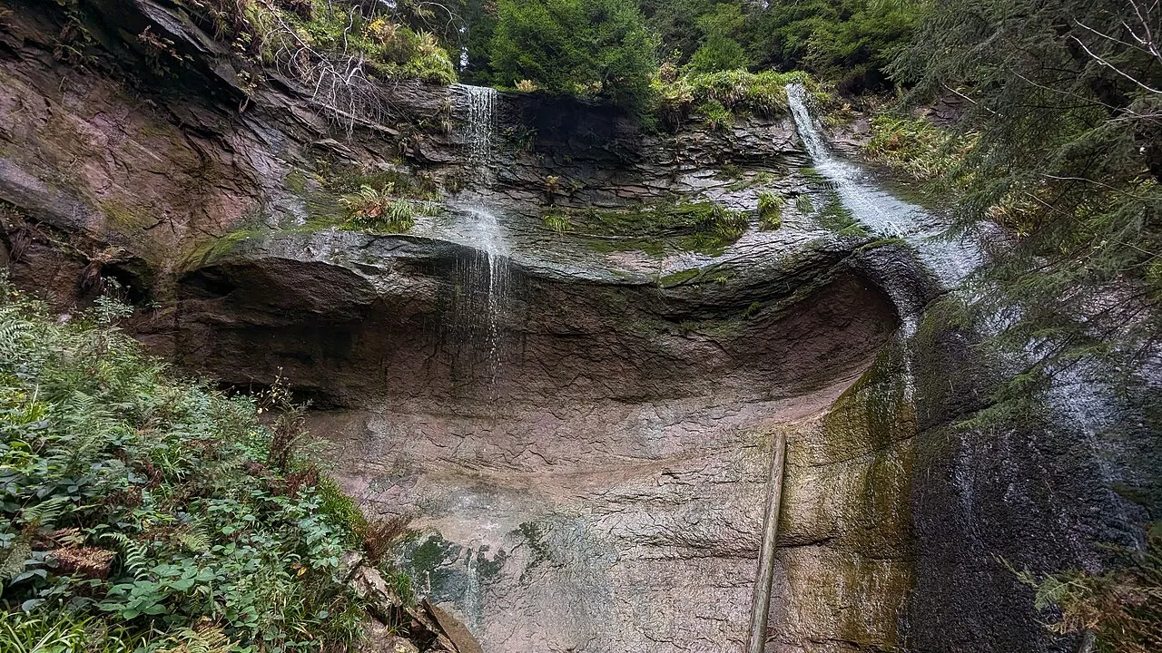 nördlicher Absbach-Wasserfall