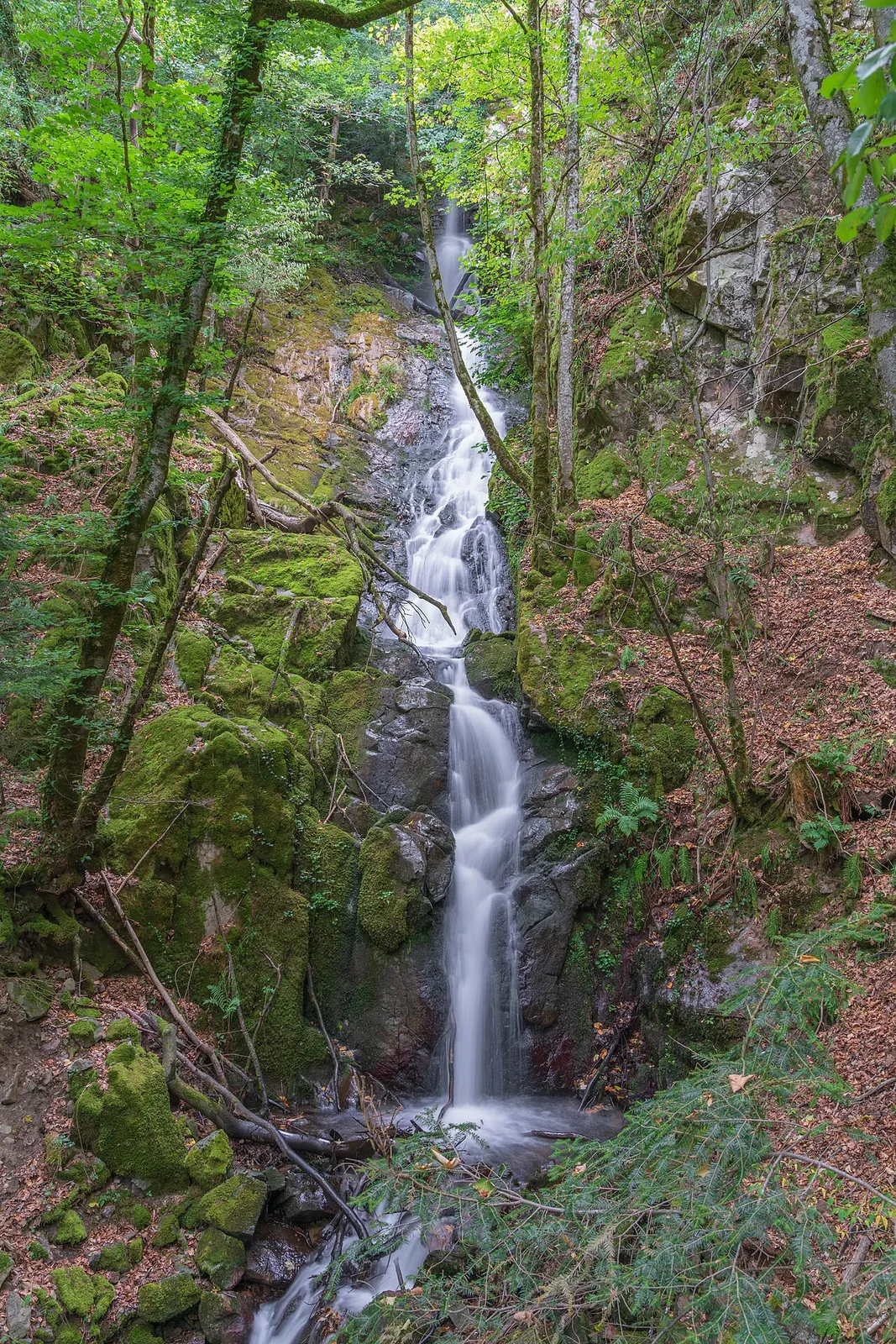 Wasserfälle in der Berauer Halde