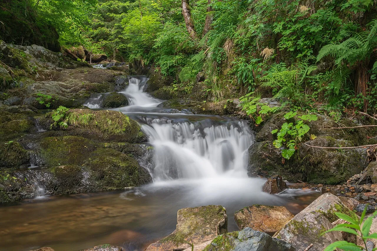 mittlerer Prägbach-Wasserfall