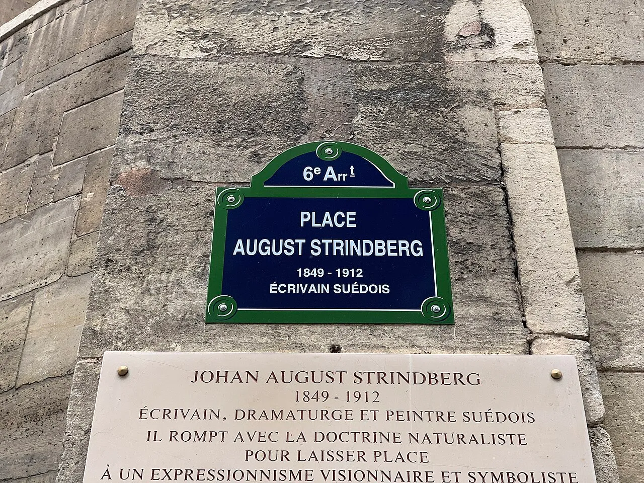 Buste d'August Strindberg