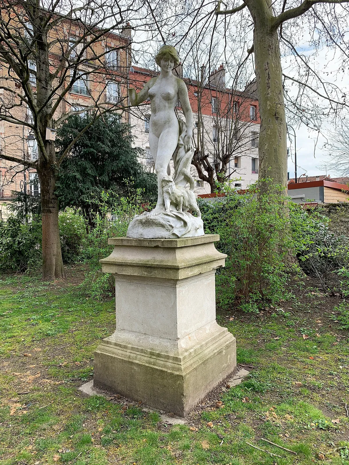 La femme au chat