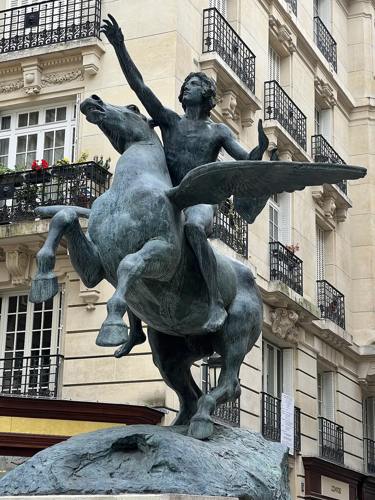 Le poète chevauchant Pégase
