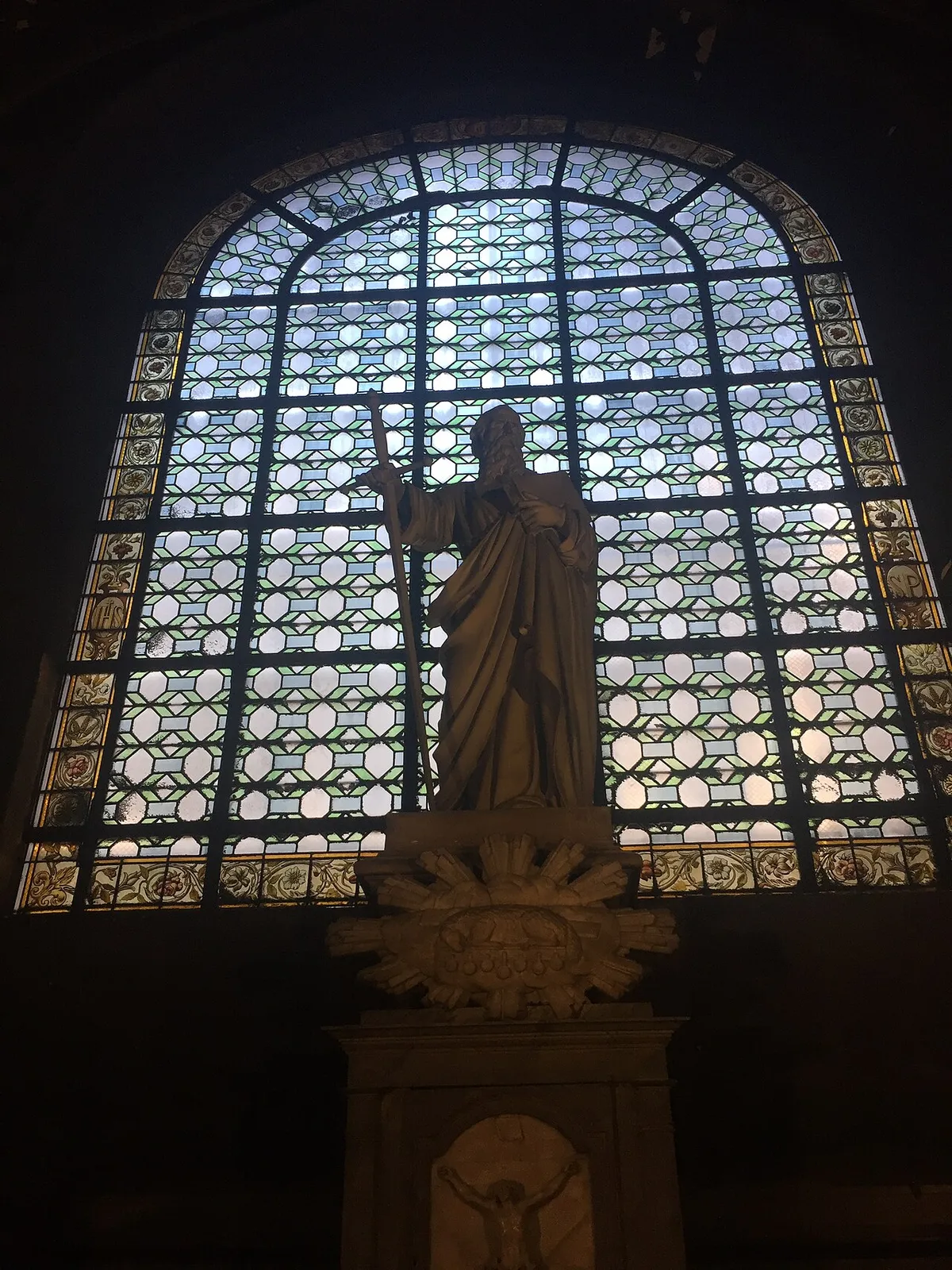 Notre-Seigneur et la Sainte Vierge intercèdent auprès de Dieu le Père en faveur des pécheurs