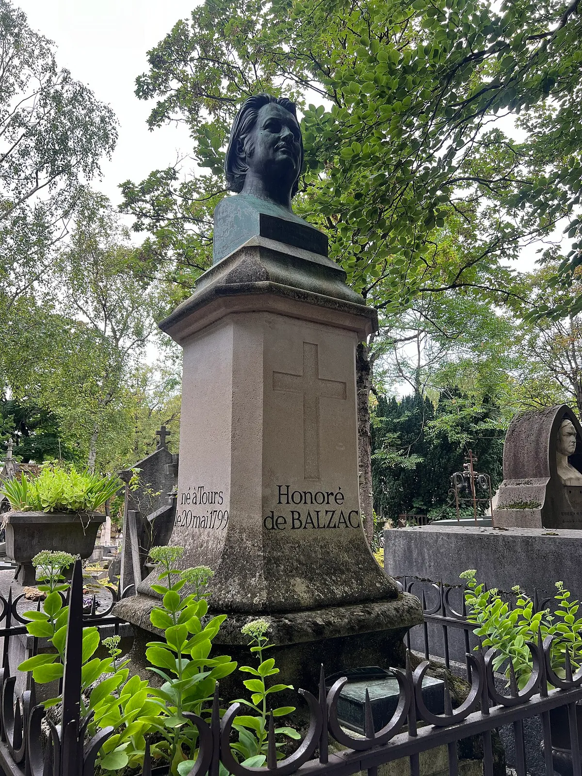 Buste d'Honoré de Balzac