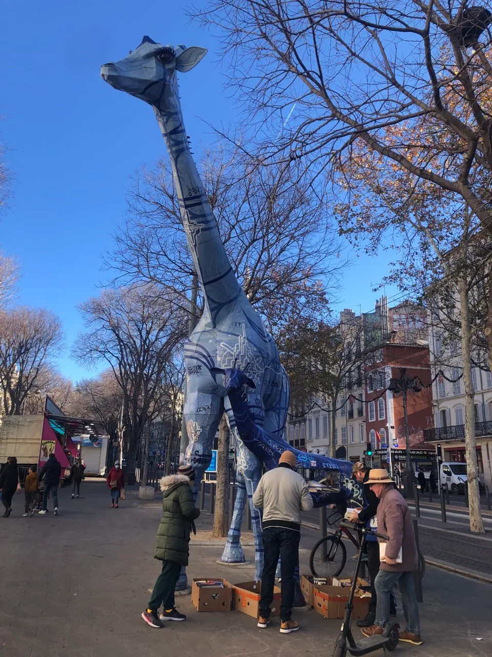 Zarafa III et Marcel son girafon