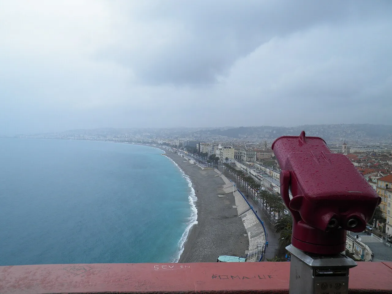 Panorama Baie des Anges de la Tour Bellanda