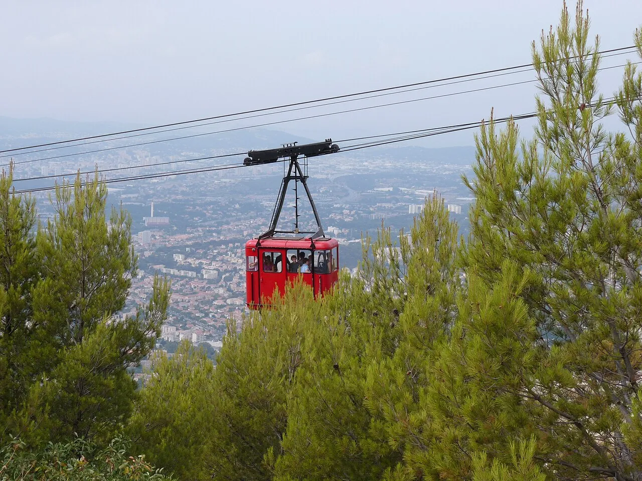 Point de vue - Téléphérique du Mont-Faron