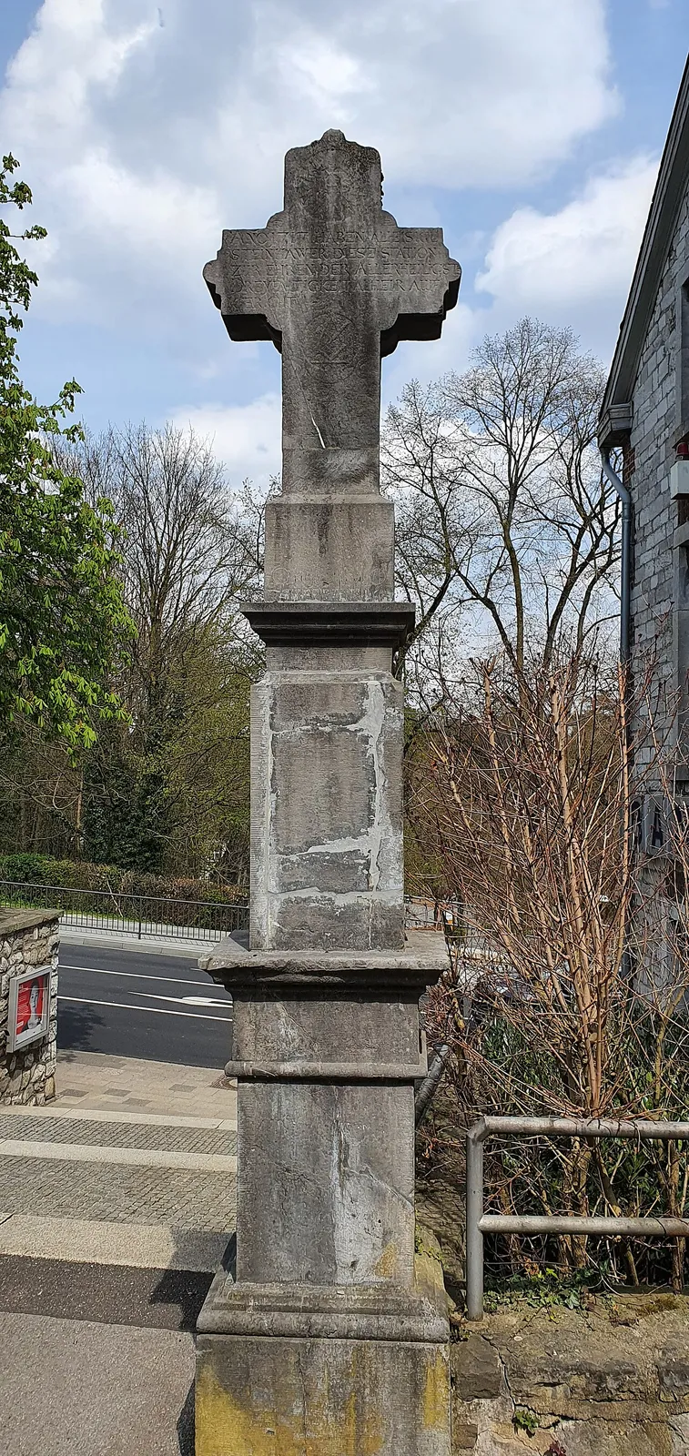 Blick auf den historischen Ortskern Kornelimünster