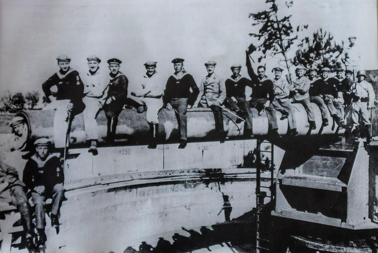 WW1 Artillery battery Deutschland