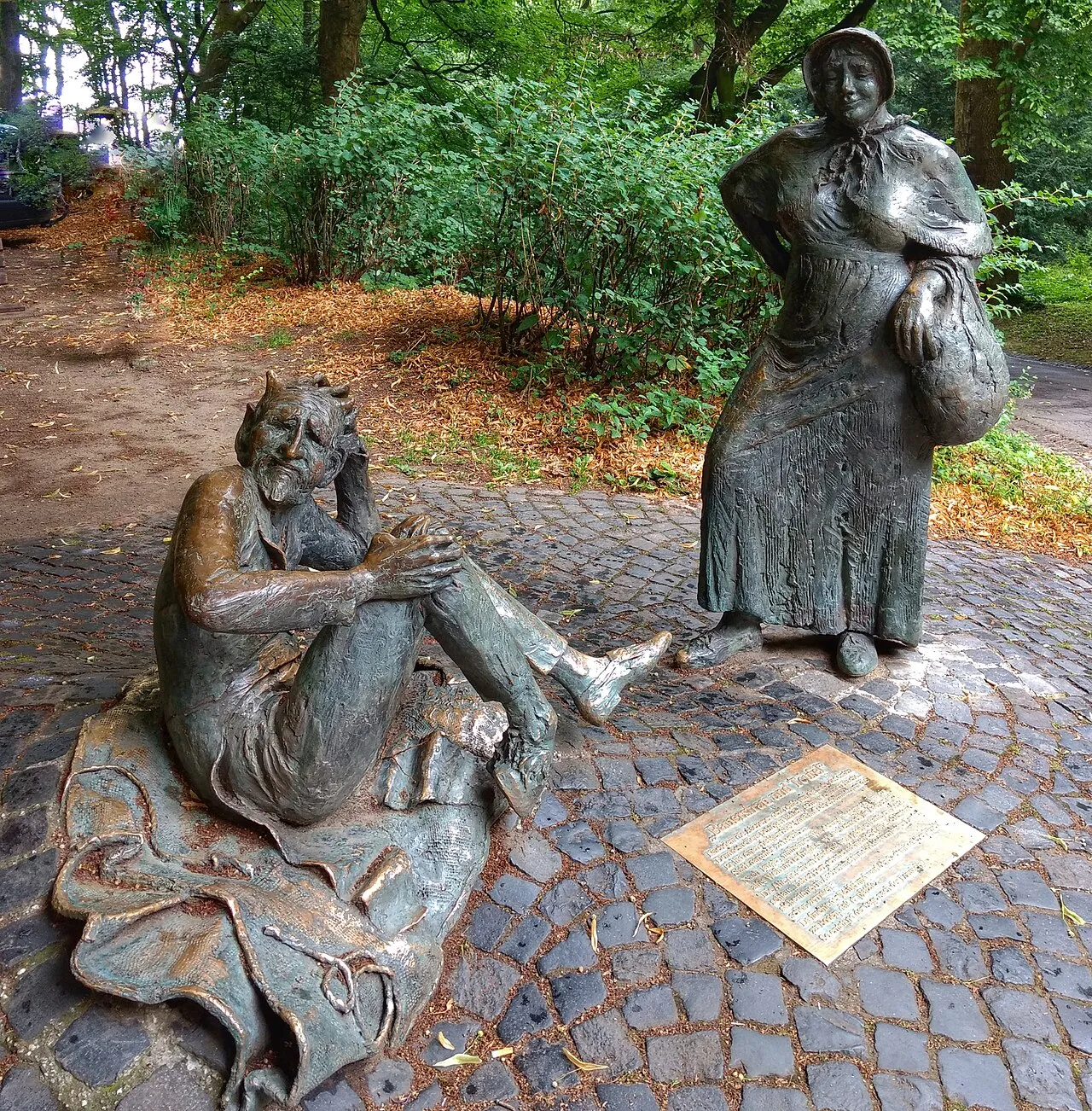 Bauersfrau und Teufel