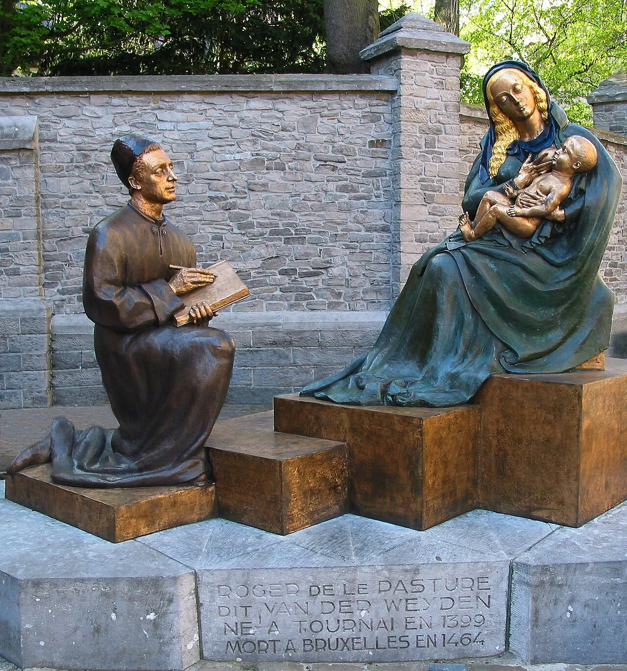 Saint Luc peignant la Sainte Vierge