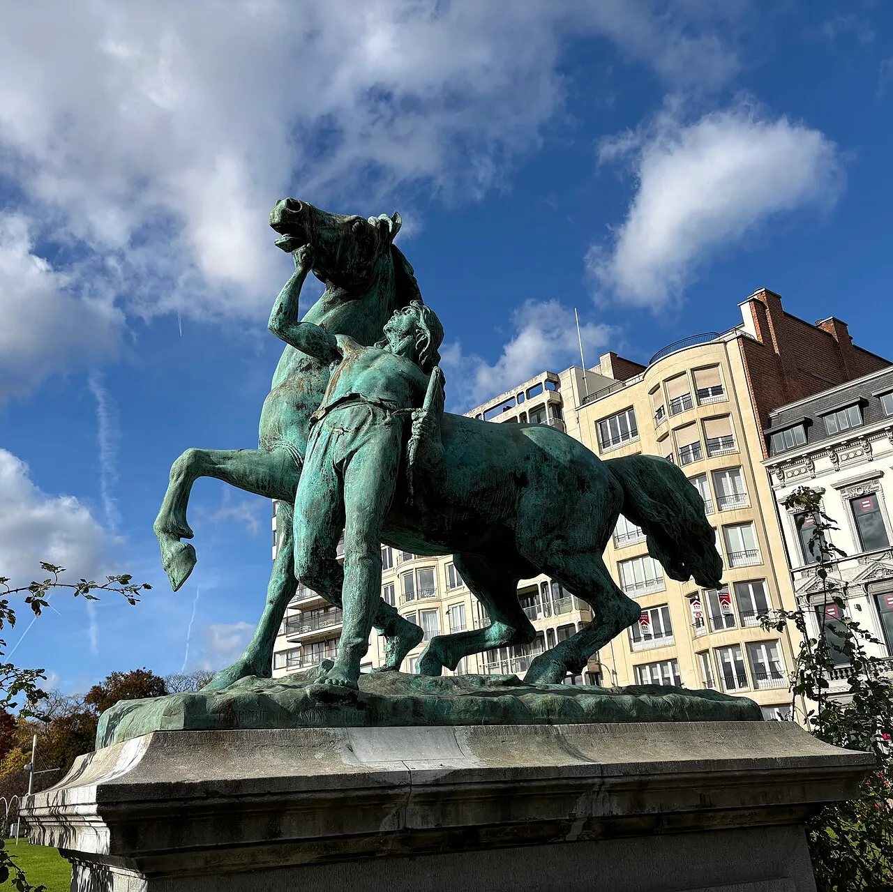 Gaulois domptant un cheval